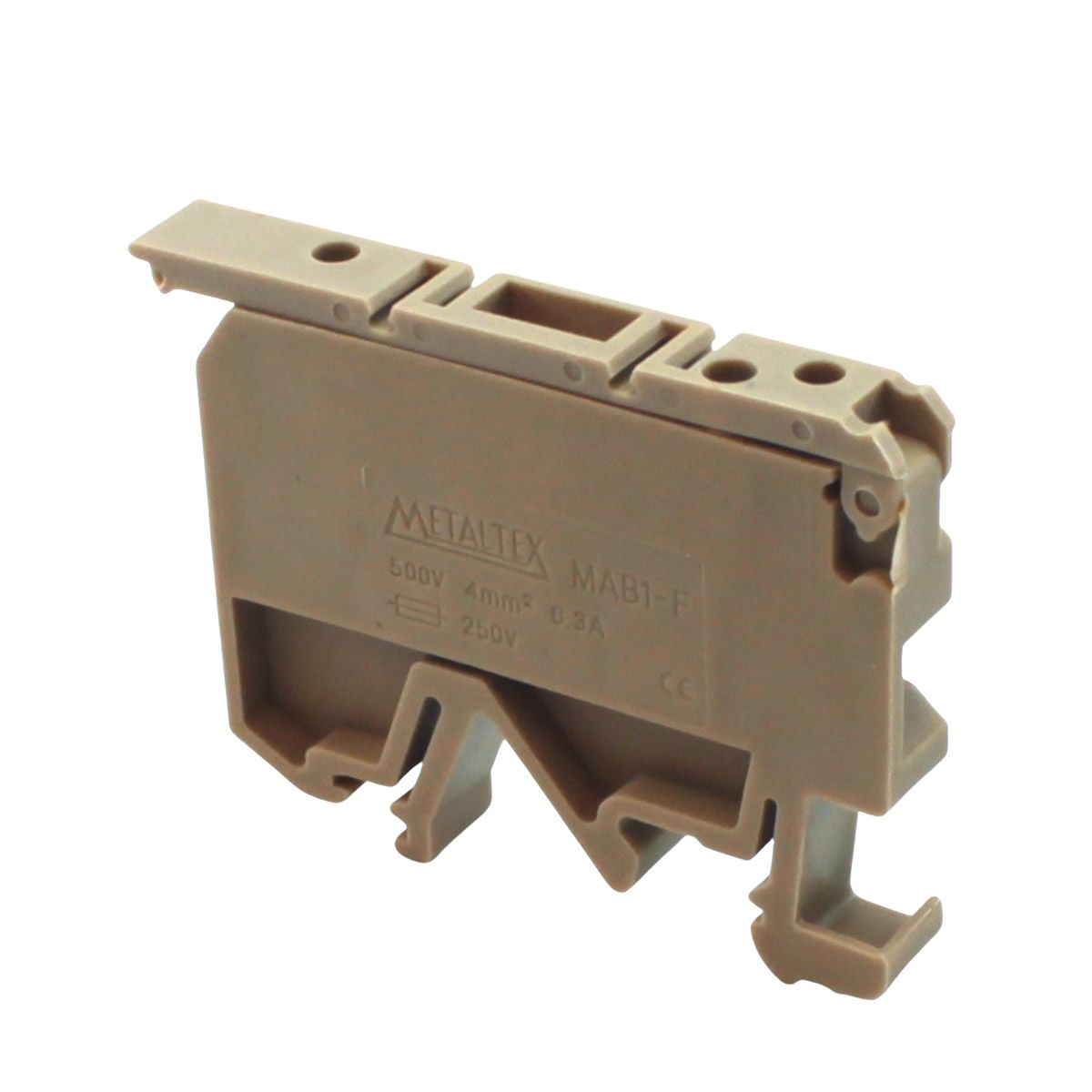 Conector Borne Passagem Porta Fusível 2 Conexões 4,00Mm 500V Bg - Metaltex