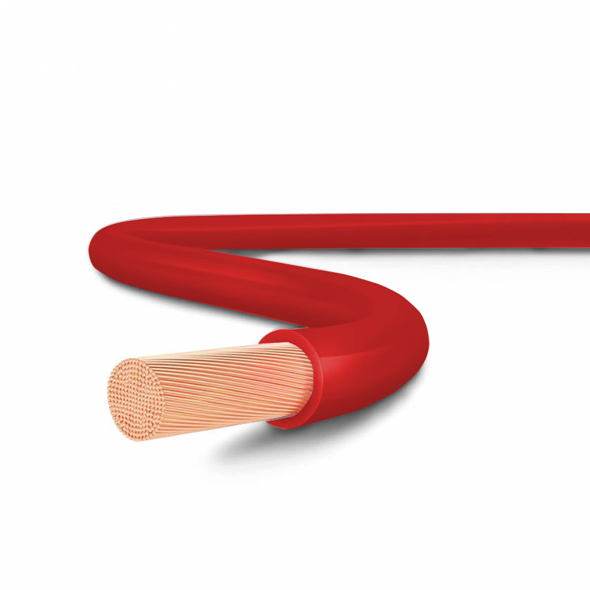 Cabo Flexível 750V Atox 6,00Mm Vermelho 70G 100 Metros - Cobrecom