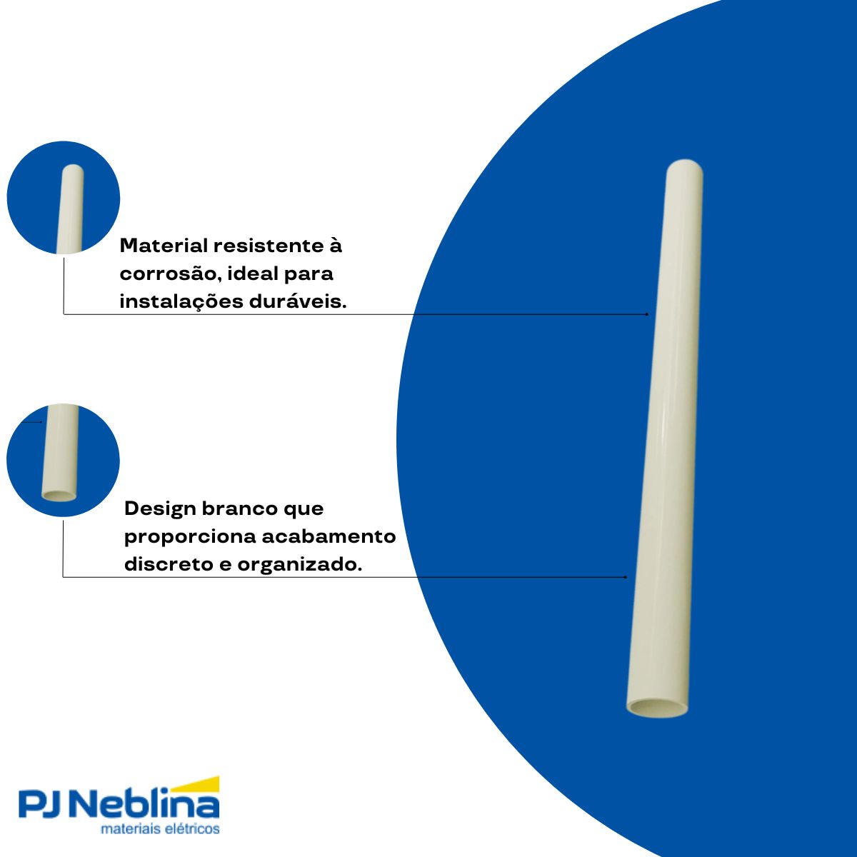 Eletroduto Pvc 3/4 Bc S/Rosca Nbr15465 (Br C/3M) - Wetzel
