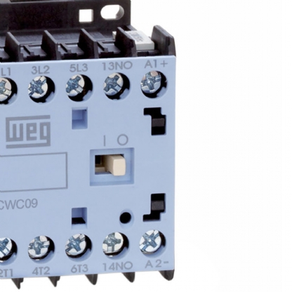 Contator Mini Potência Tripolar 9A 24Vcc 1Na CWC09-10-30C03 - WEG