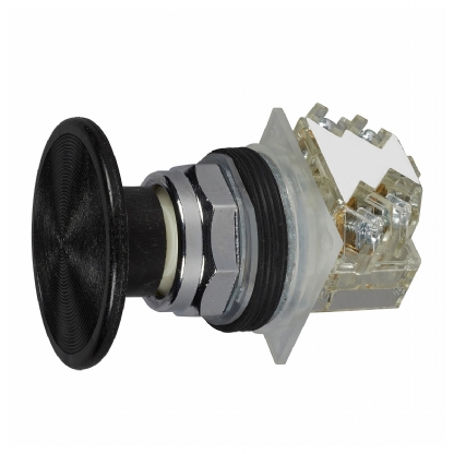 Botão Metálico Impulsão Soco 1Na+1Nf D57 30mm Preto 9001KR25BH13 - Schneider Electric