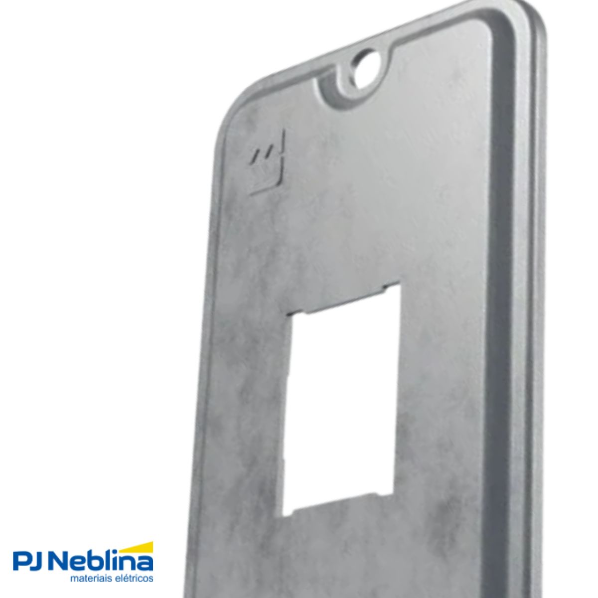 Tampa Condulete 1 Tom Rj11/Rj45 Alumínio 1/2-3/4 S/Pintura S/Vedação - Wetzel