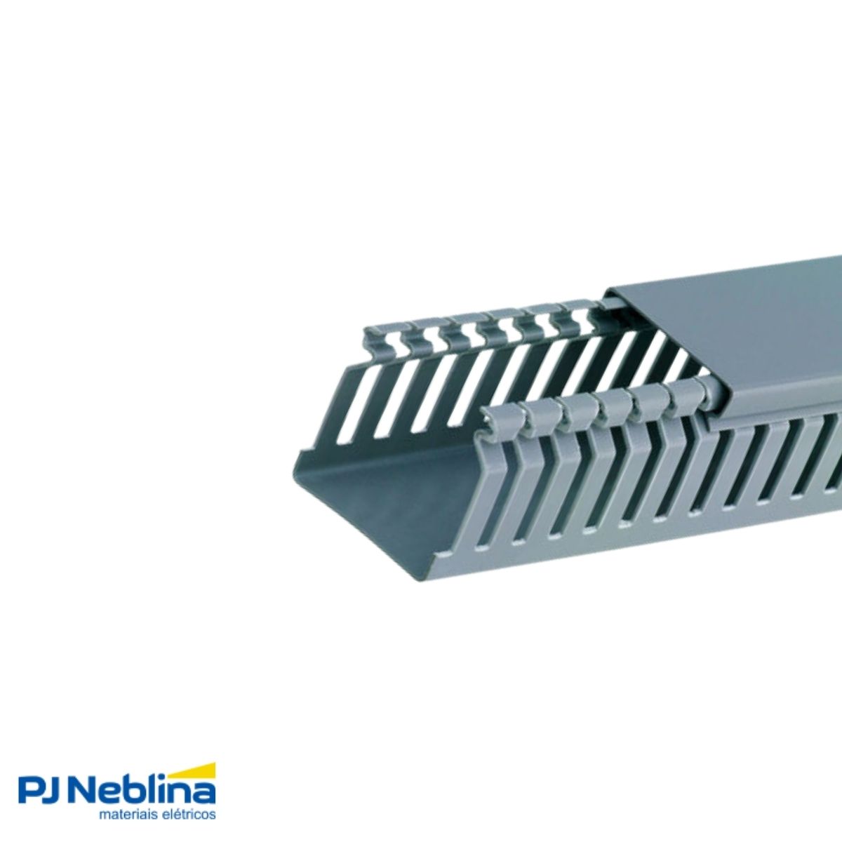 Canaleta Pvc Rec Aberto 100X100 (Br C/2M) Cz C/Tampa S/Divisória S/Adesivo - Dutoplast