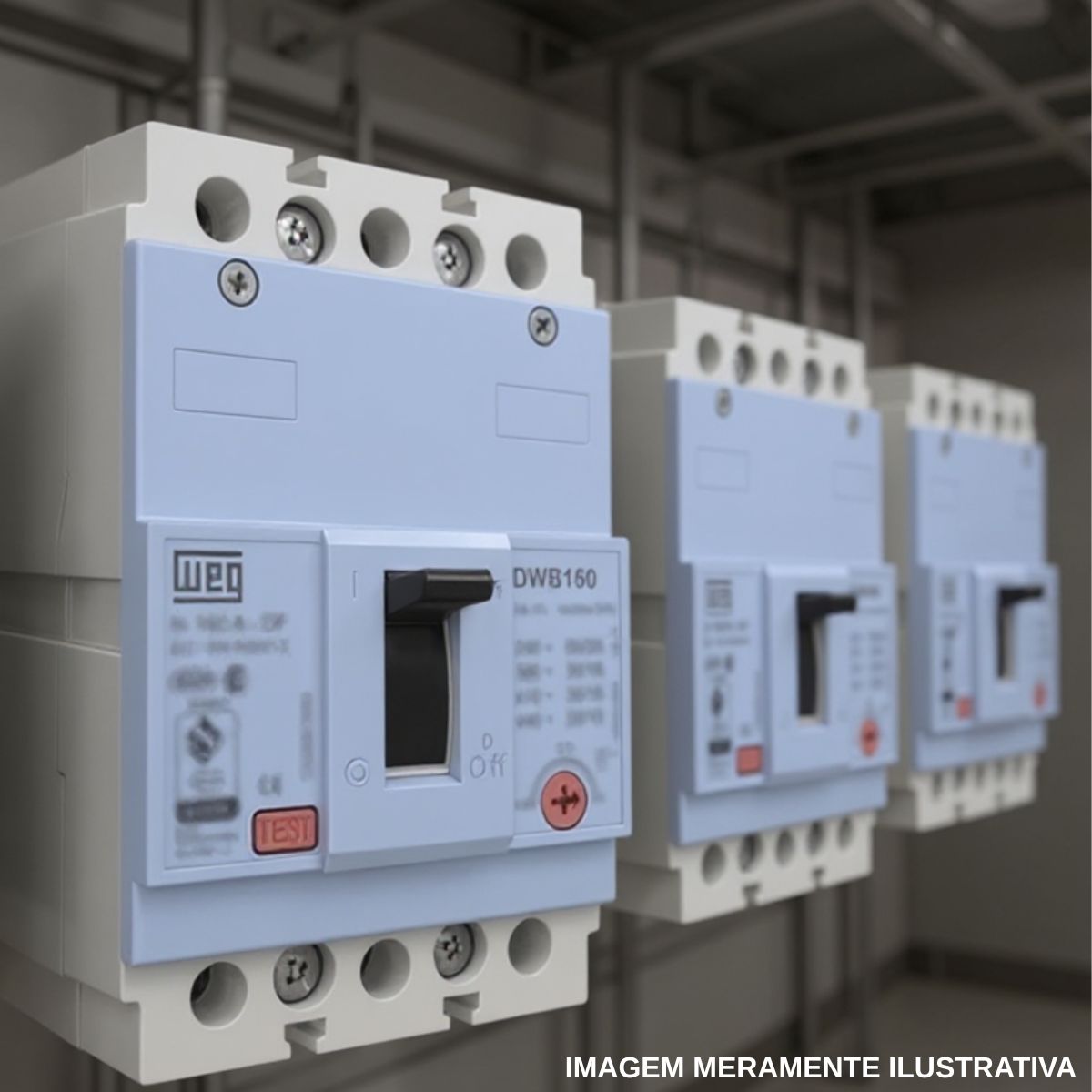 Disjuntor Caixa Moldada Tripolar 100A 16Ka 380/415V 50/60Hz -  Weg