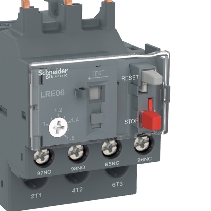 Relé Sobrecarga Térmico 1,6-2,5A Classe 10A LRE07 - Schneider Electric