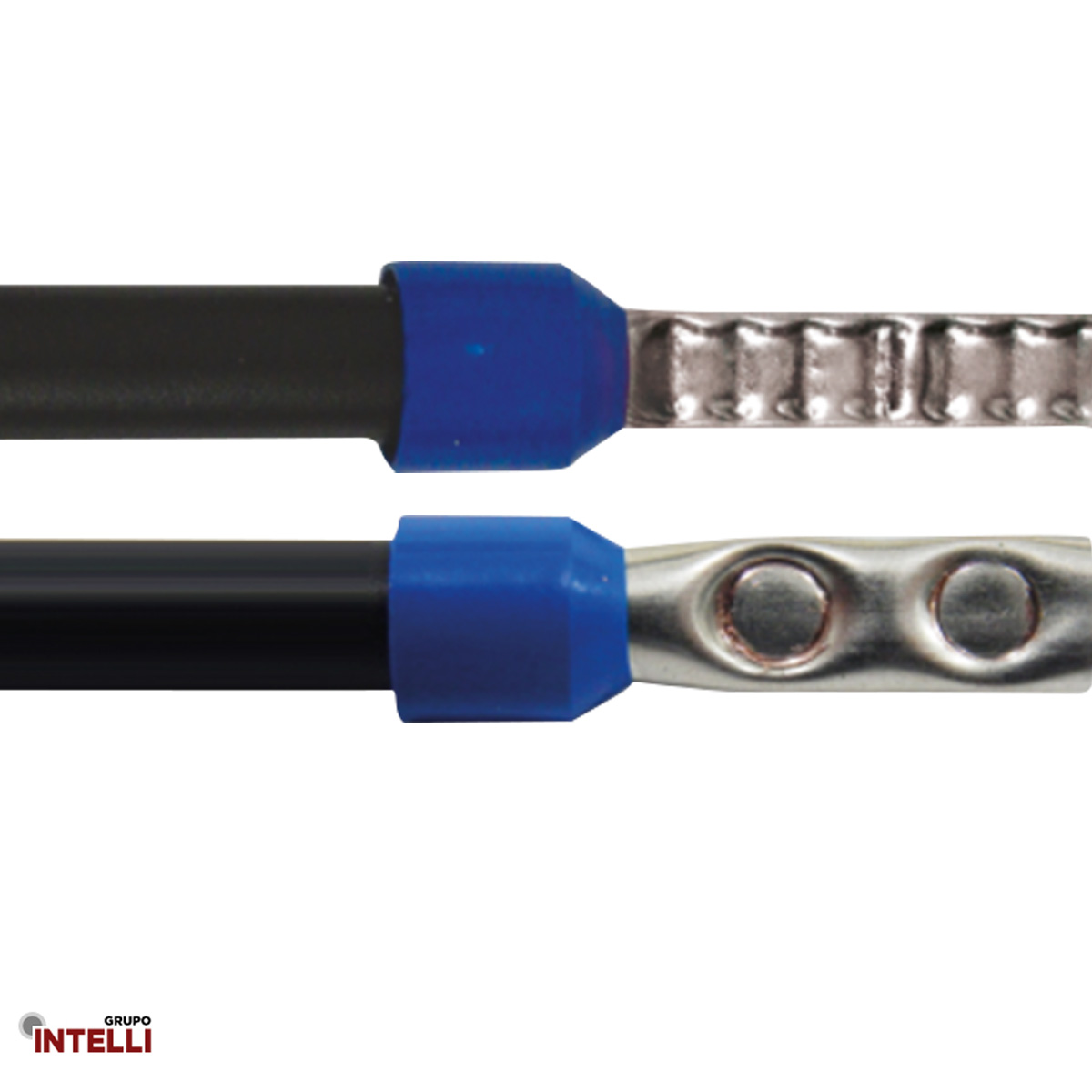 Terminal Tubular (Ilhos) 16Mm (6Awg) Pre-Isolado Azul 5860 Intelli