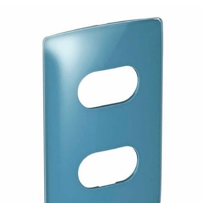 Placa Acabamento 2 Postos Horizontal4X2 Nereya Blueberry Gloss - Pial