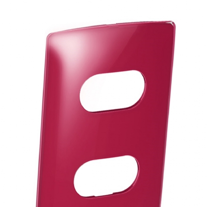 Placa Acabamento 2 Postos Horizontal4X2 Nereya Cereja Gloss - Pial