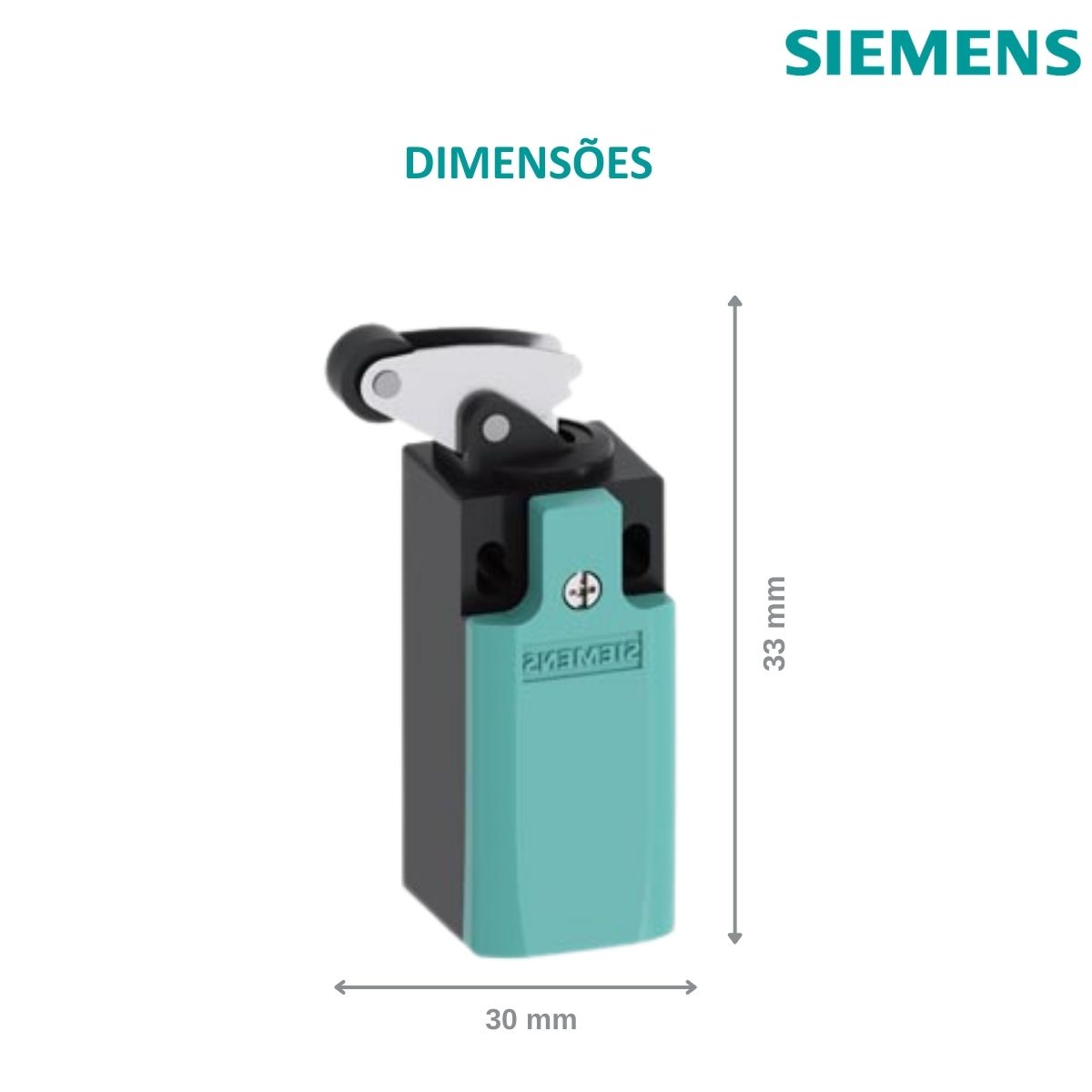 Chave Fim De Curso Alavanca Com Roldana 13Mm 6A 1Na+2Nf 3SE52320LF10 - Siemens