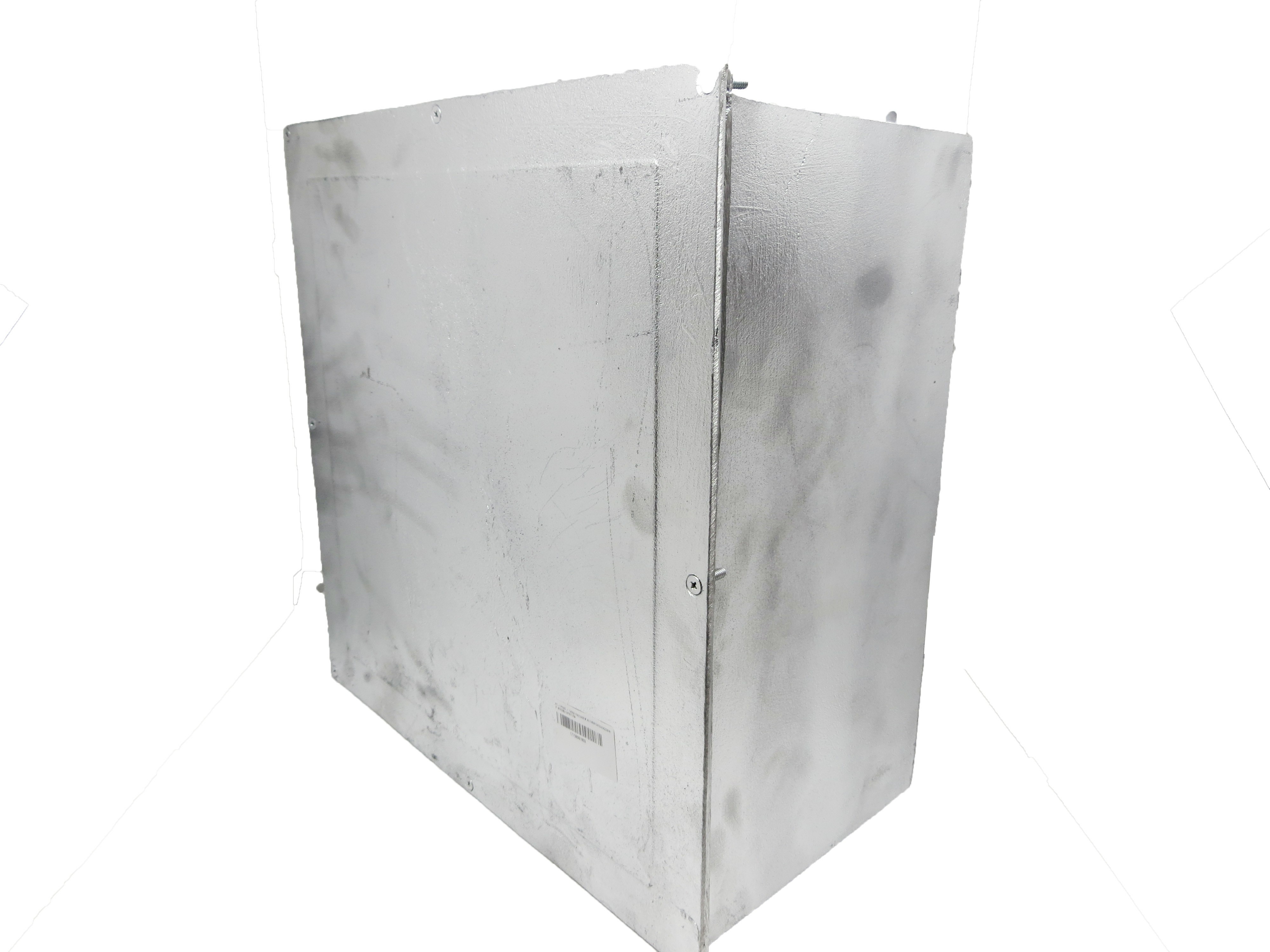 Caixa Passagem Piso Alumínio 400X400X200mm Tampa Reversiva - Stamplac