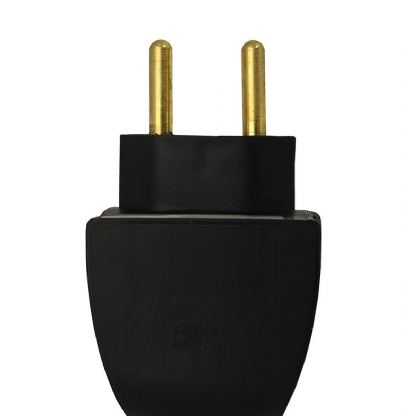 Plug Macho 10A 250V Preto Axial - Blux
