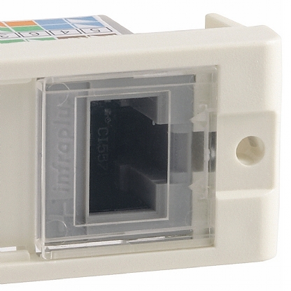 Módulo Tomada Rede RJ45 Cat6 Lunare Branco Polar - Schneider Electric