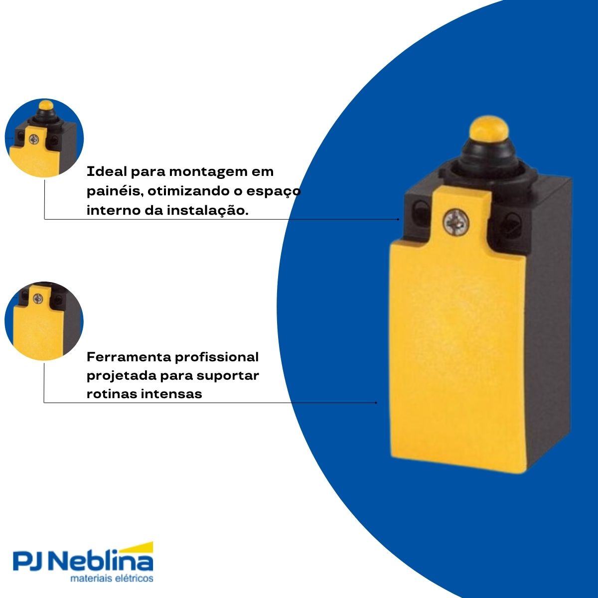 Chave Fim De Curso Pino 3A 1Na+1Nf Ip66/Ip67 - Moeller