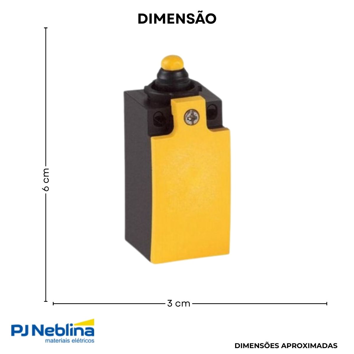 Chave Fim De Curso Pino 3A 1Na+1Nf Ip66/Ip67 - Moeller