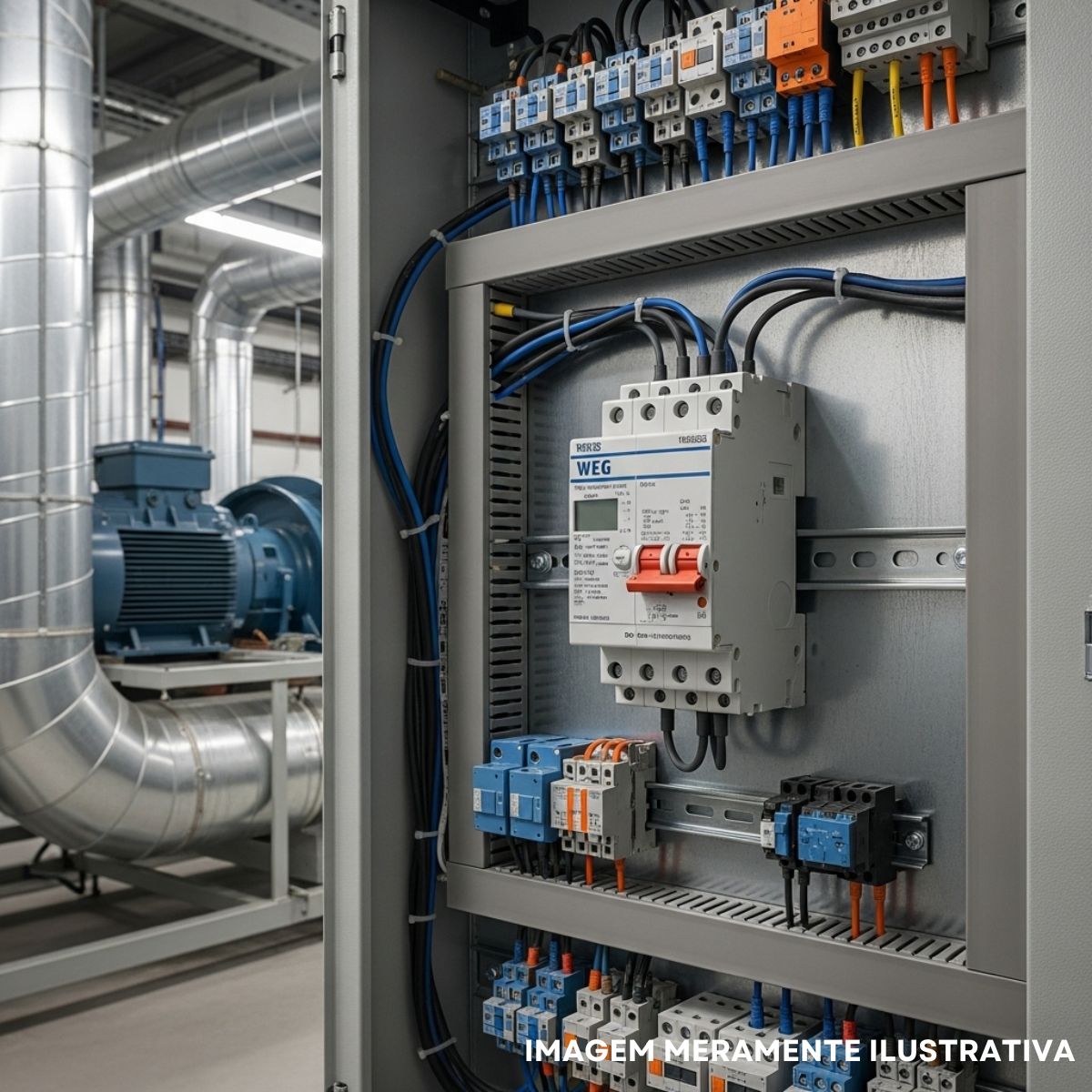 Disjuntor Motor Tripolar 75A 55-75A 50Cv 380/415V 50Ka 380/440V 50/60Hz - Weg