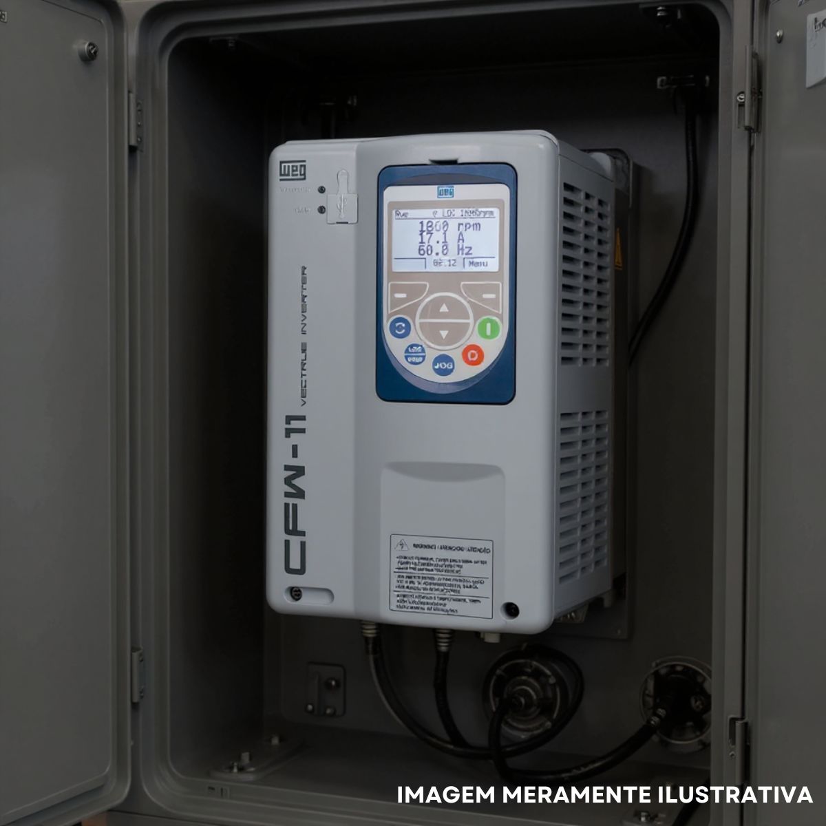 Inversor Frequência Trifásico 200-240V 50/60Hz 20A 5,5Kw- Weg