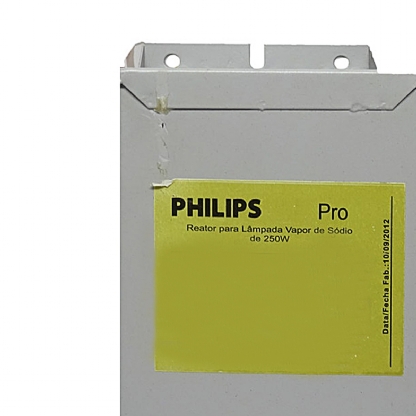 Reator Vapor Sódio 250W 220V Interno A.F./60Hz Com Ignitor - Philips