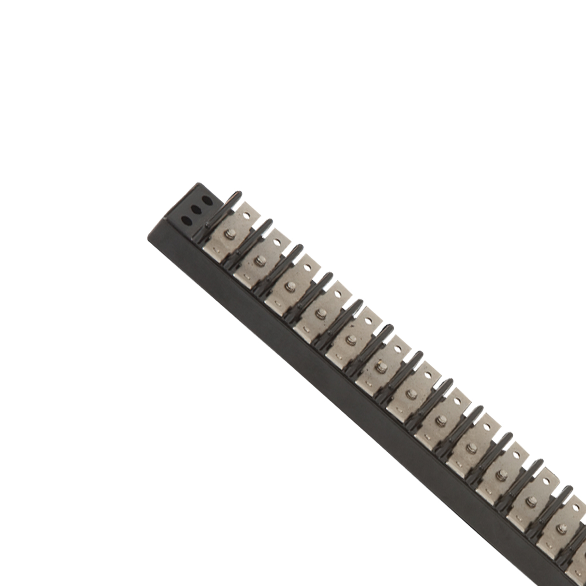 Conector Múltiplo Baquelite 25A 600V 20 Bornes 140G Preto Bendal - Sindal