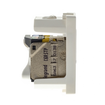 Módulo Tomada RJ45 Lcs2 Cat6a Pp Branco - Pialplus+