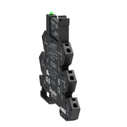 Relé Interface Slim 24Vca/Cc Com Base Mola 6A 1Naf RSL1PRBU - Schneider Electric