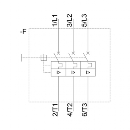Disjuntor Motor Tripolar 1,4-2A 100Ka 400V 3RV20111BA10 - Siemens