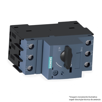 Disjuntor Motor Tripolar 5,5-8A 100Ka 400V 3RV20111HA10 - Siemens