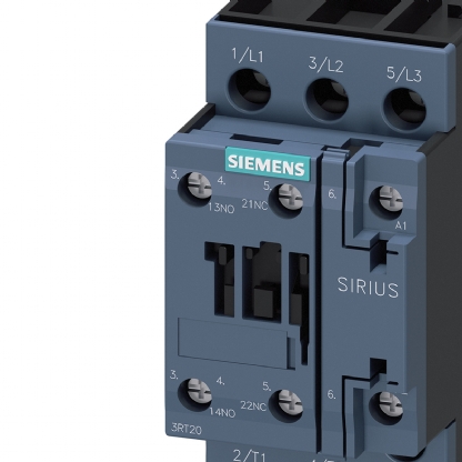 Contator Potência Tripolar 17A 220V 1Na+1Nf 50/60Hz 3RT20251AN20 - Siemens
