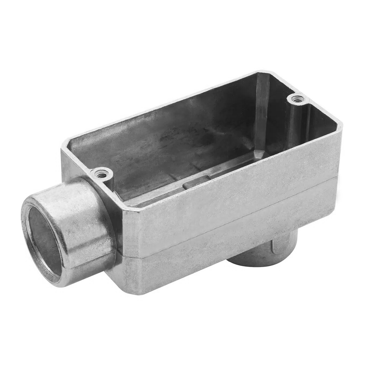 Condulete Alumínio Fixo Tipo Lb 2 Polegadas Sem Rosca Sem Pintura Sem Tampa Sem Vedação Abrigada Versátil - Daisa