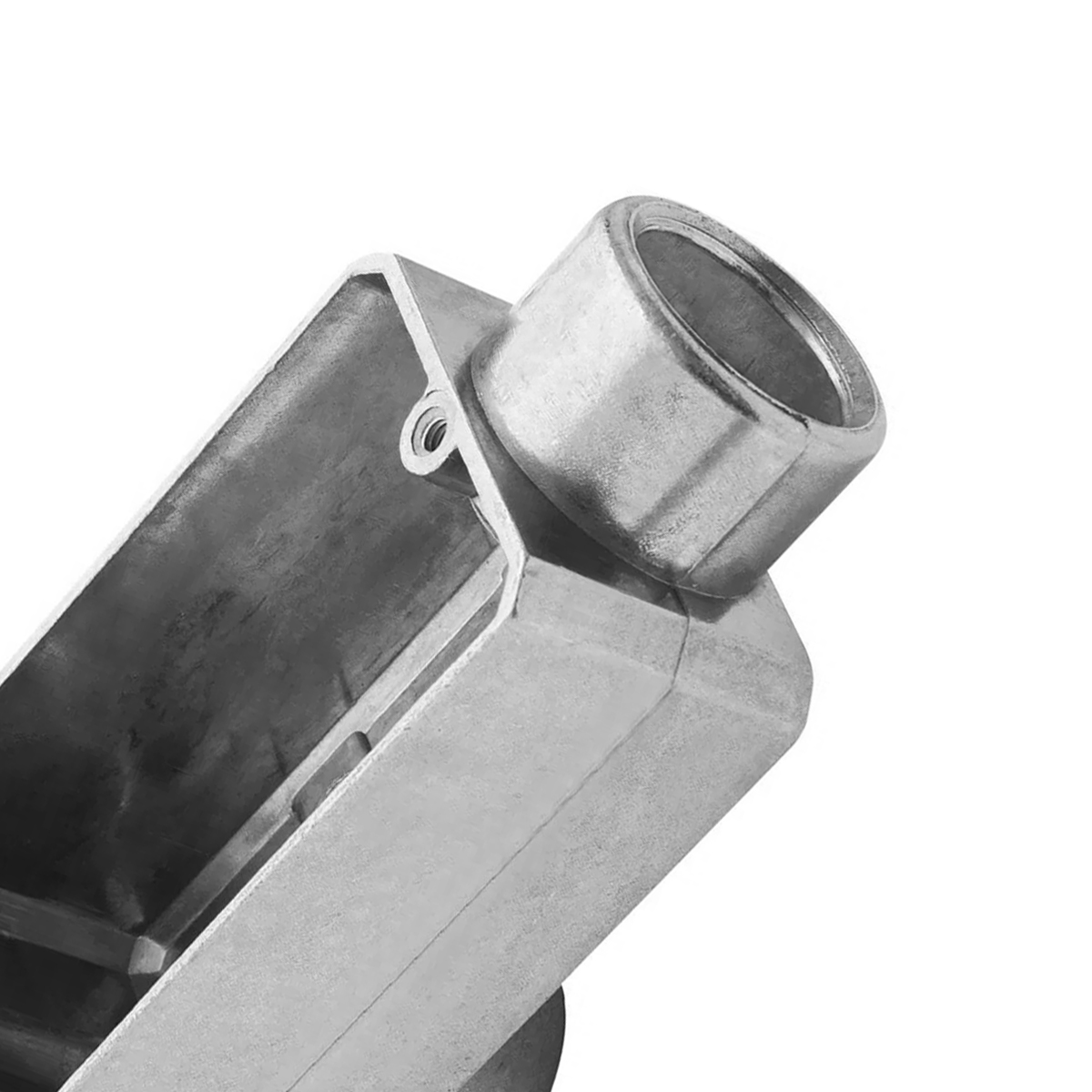 Condulete Alumínio Fixo Tipo Lb 2 Polegadas Sem Rosca Sem Pintura Sem Tampa Sem Vedação Abrigada Versátil - Daisa