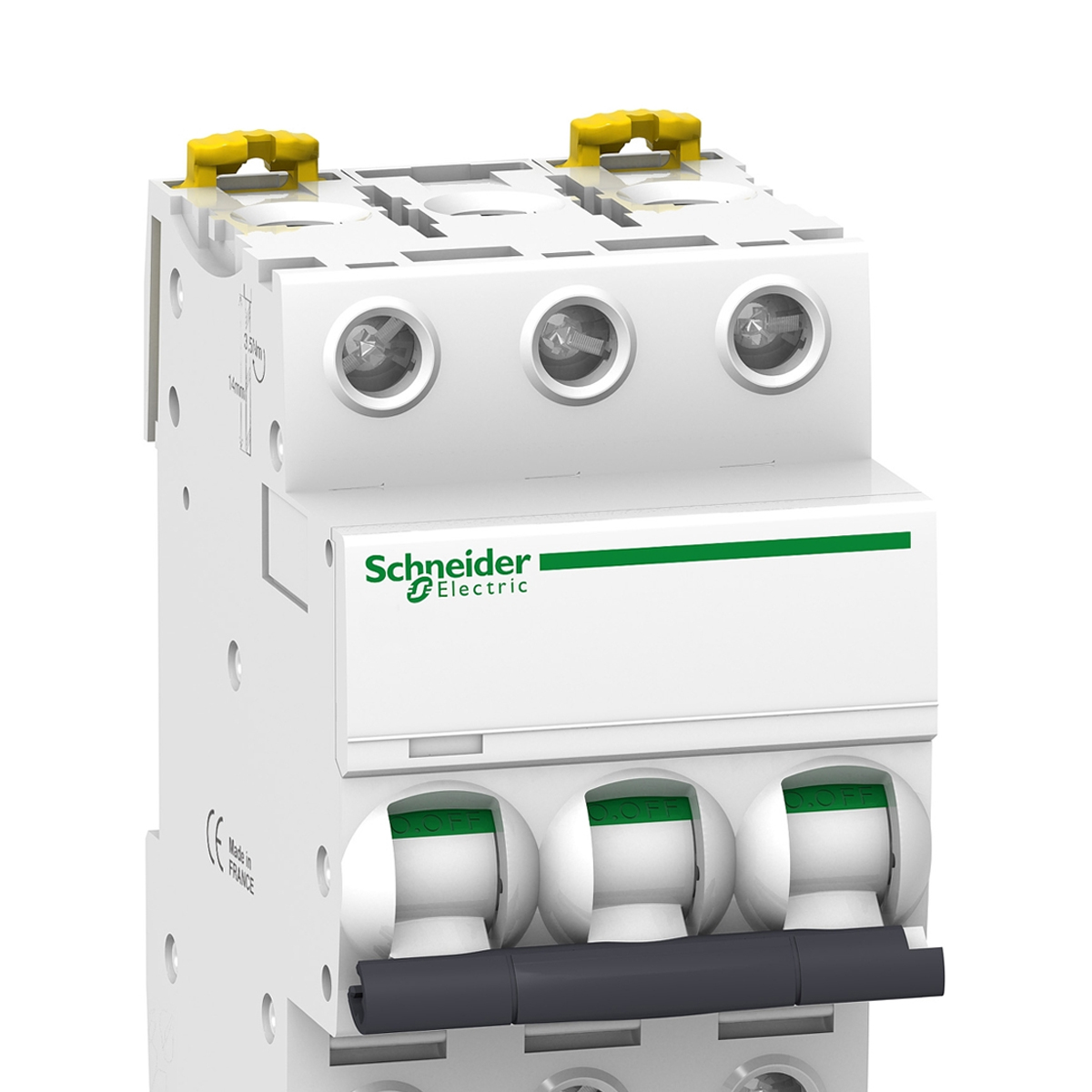 Disjuntor Mini Din Tripolar 10A Curva C 10Ka 230/400V A9F84310BR - Schneider Electric