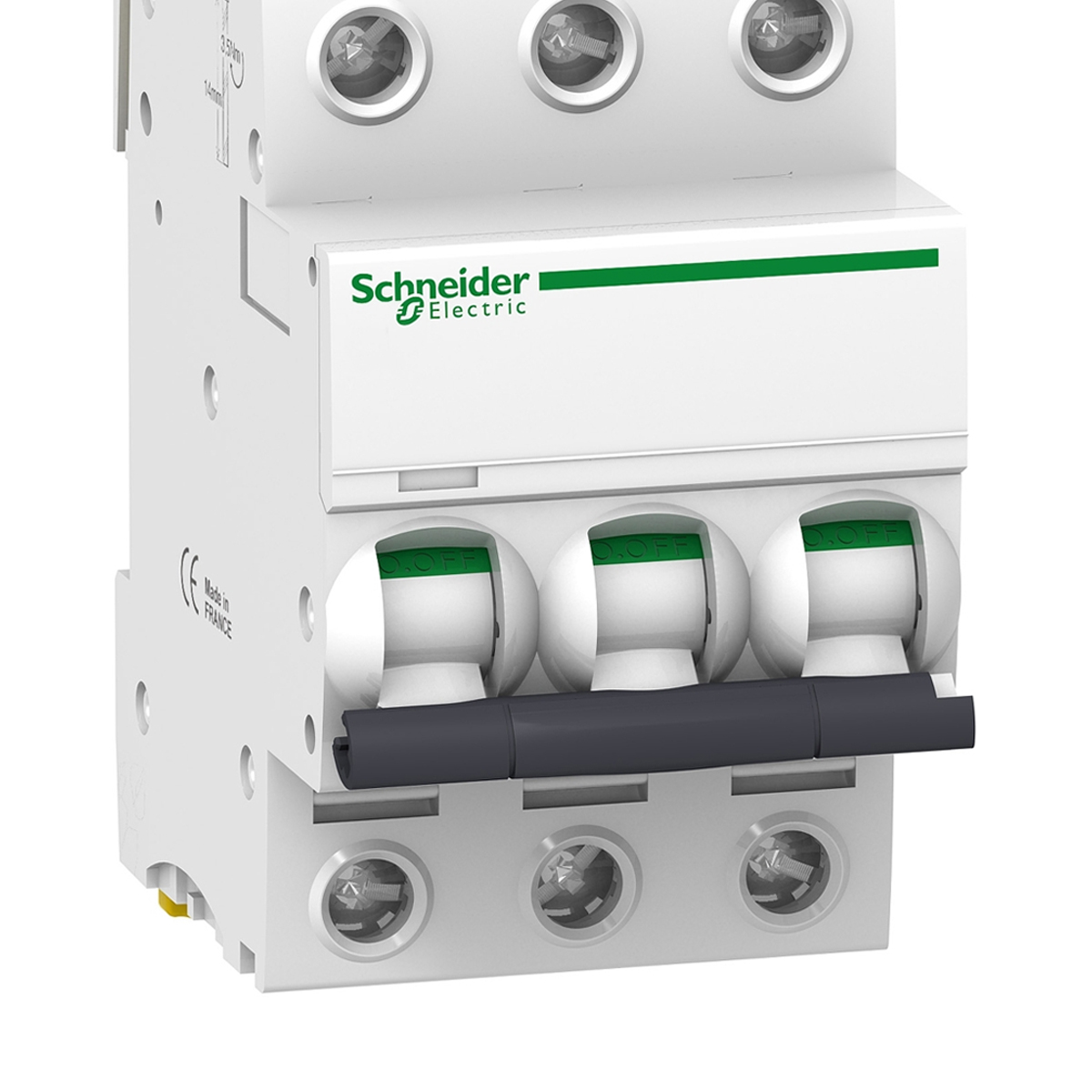 Disjuntor Mini Din Tripolar 10A Curva C 10Ka 230/400V A9F84310BR - Schneider Electric