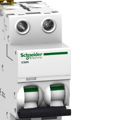 Disjuntor Mini Din Bipolar 4A Curva C 6Ka 230/400V A9F74204BR - Schneider Electric