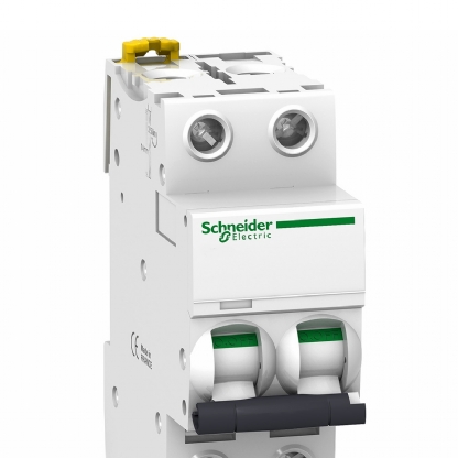 Disjuntor Mini Din Bipolar 20A Curva C 6Ka 230/400V A9F74220BR - Schneider Electric