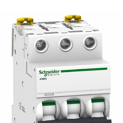 Disjuntor Mini Din Tripolar 40A Curva C 6Ka 230/400V A9F74340BR - Schneider Electric