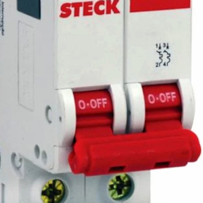 Disjuntor Mini Din Bipolar 20A Curva C 3Ka 230/400V SDD62C20 - Steck