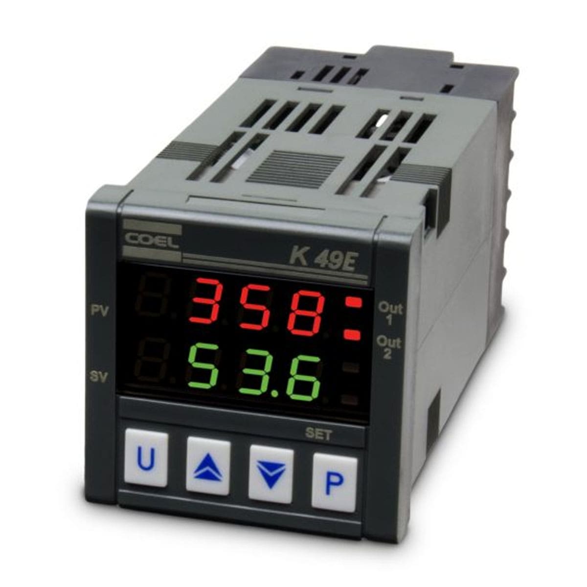 Indicador Temperatura Digital 220V Duplo Display Termopar J 0-999,9G  K49EHCOR Coel