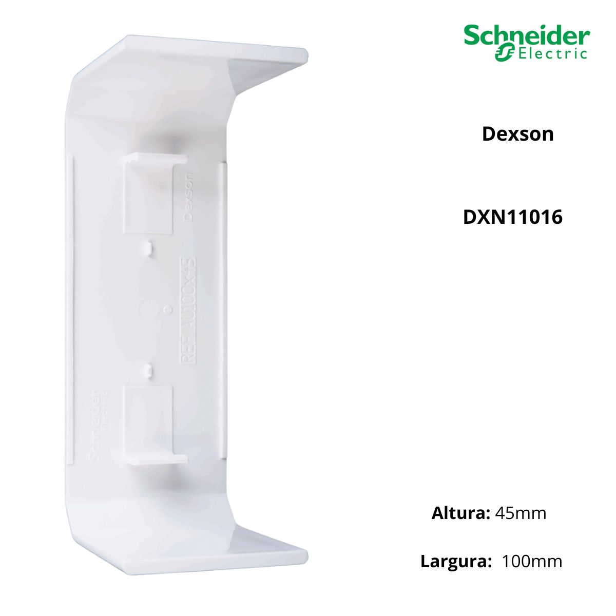 Luva Dexson Para Canaleta 100X45 Branco DXN11016 - Schneider/Prime