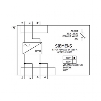 Fonte Sitop Psu100L 10A 24V 6EP13341LB00 - Siemens