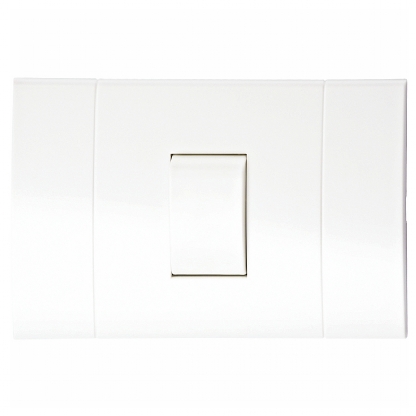 Conjunto 1 Interruptor Intermediário Horizontal 10A 4X2 Lunare Branco - Schneider Electric