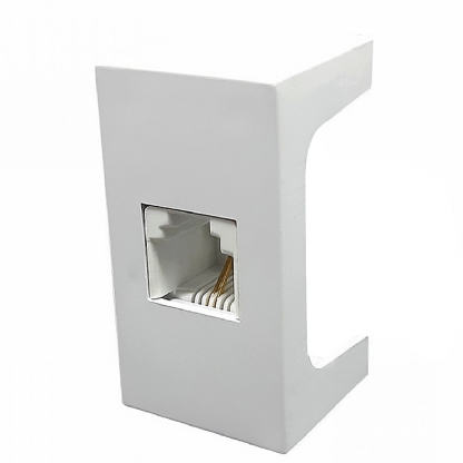 Módulo Tomada Rede RJ45 Cat5E Home Branco - Blux