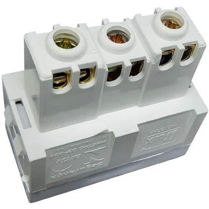 Módulo Tomada 10A Home Branco - Blux