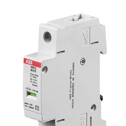 Dispositivo Proteção Surto Tipo 2 40Ka 275V Fase/Neutro Monopolar 2CTB804201R1100 - ABB
