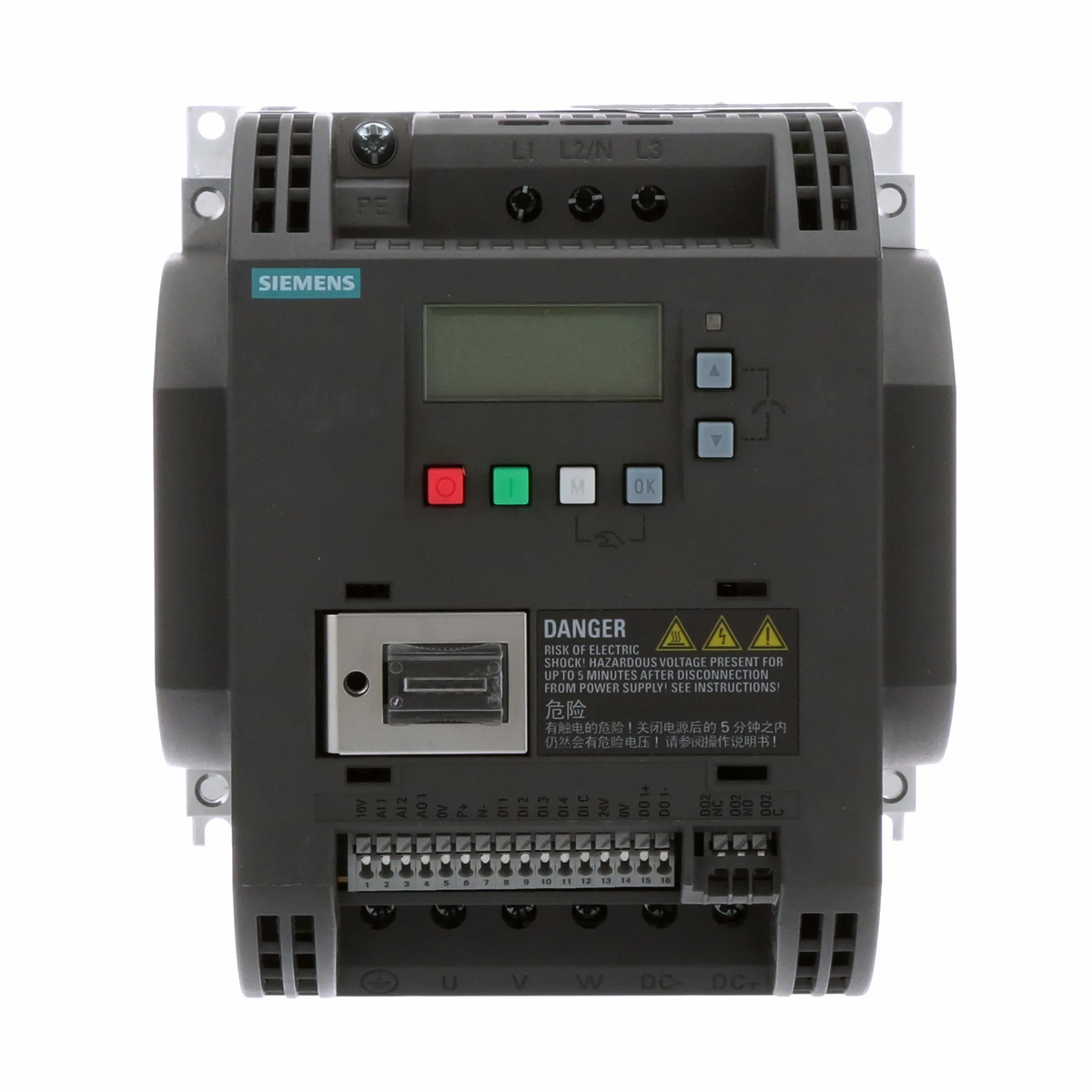 Inversor Frequência Trifásico 380-480V 47/63Hz 8,8A 3,7Kw 6SL32105BE240UV0 - Siemens