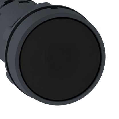 Botão Plástico Monobloco Impulso 1Na Ip65 22mm Preto XB7NA21 - Schneider Electric