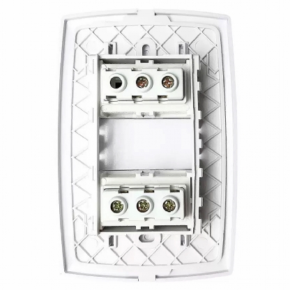 Conjunto 2 Interruptores Paralelo Distanciados 10A 4X2 Home Branco - Blux