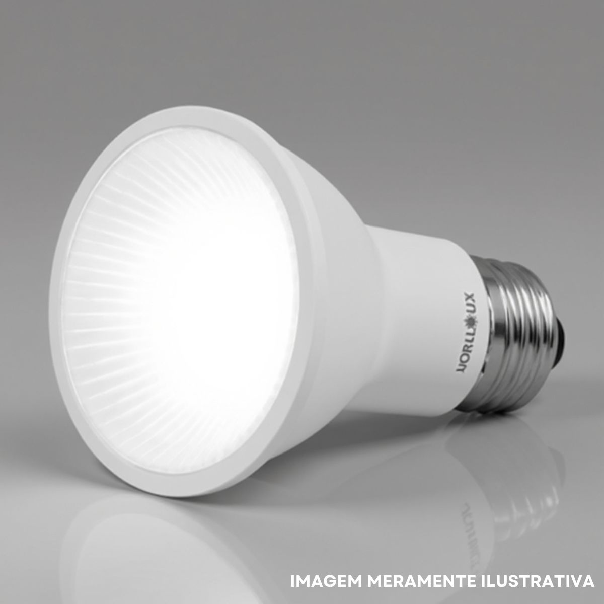 Lâmpada Led Par20 6W Bivolt E27 6400K Branco Frio Luz Branca 420Lm 30G - Ourolux
