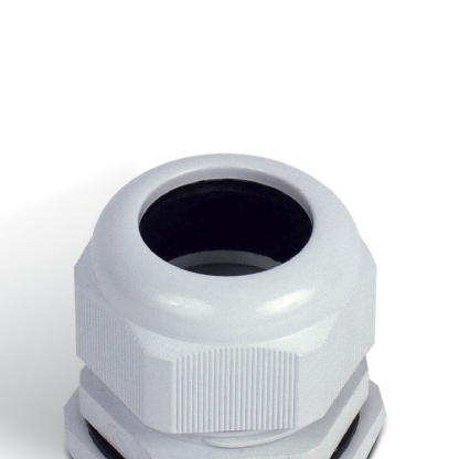 Prensa Cabo Nylon Métrica M32X1,5mm Cinza Com Contra Porca Ip67 Curta - Steck