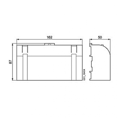 Bloco Distribuição 500V 160A 4P 5ST2503 - Siemens