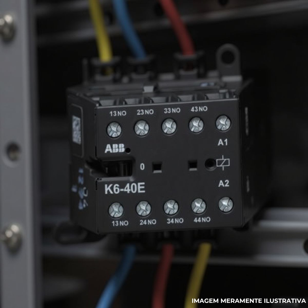 Contator Mini Potencia Tripolar 12A 220-240V 1Na 40-450Hz - Abb