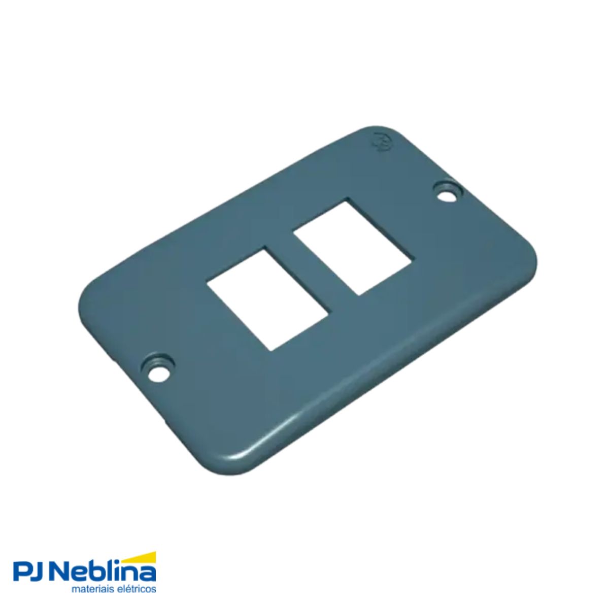 Tampa Condulete 2 Tom Rj11/Rj45 Pvc 1/2-3/4-1Pol Cz S/Vedação - Tigre